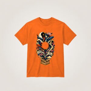 Cero expectativas, todo sorpresa — Camiseta naranja