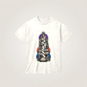 Torre de sueños: sueño grande, duermo poco — Camiseta blanca